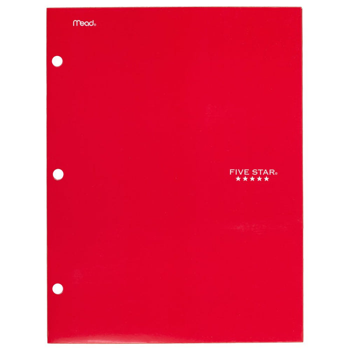 Five Star 4-Pocket Paper Folder, Assorted Colors, 6 Pack (38058)