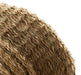 Mainstays Natural Seagrass Basket with Cream Color Stripes