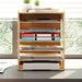 7 Tier Wood Office Paper Organizer for Desk Desktop File Holder Desk Letter Tray & A4 Paper Holder Document Storage
