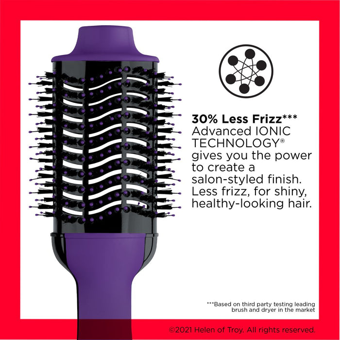 Revlon One-Step Hair Dryer & Volumizer Hot Air Brush, Purple Blow Dryer