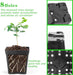 Square Nursery Pots 3.3 Inches Flexible Plastic Seedling Pots Square Pots for Plants, Succulent, Flower, Pack of 60, with 60 PCS Plant Labels