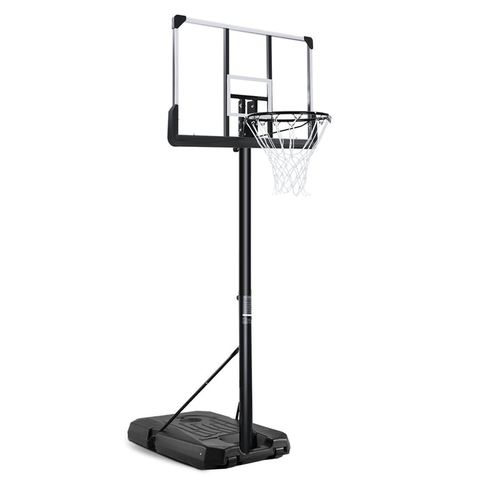 Portable Basketball Hoop & Goal Basketball System Basketball Equipment Height Adjustable 7 Ft. 6 In. - 10 Ft. with 44 In. Indoor Outdoor