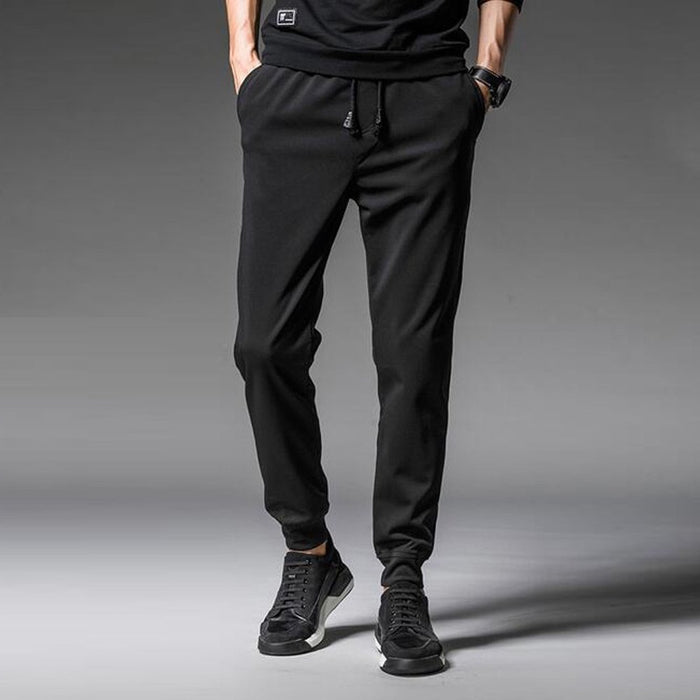 Joggers for Men Fashion Drawstring Pocket Sports Beam Feet Pants for Men Cargo Pants