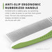 Dog Comb for Removes Tangles and Knots - Cat Comb for Removing Matted Fur - Grooming Tool with Stainless Steel Teeth and Non-Slip Grip Handle - Best Pet Hair Comb for Home Grooming Kit - Ebook Guide