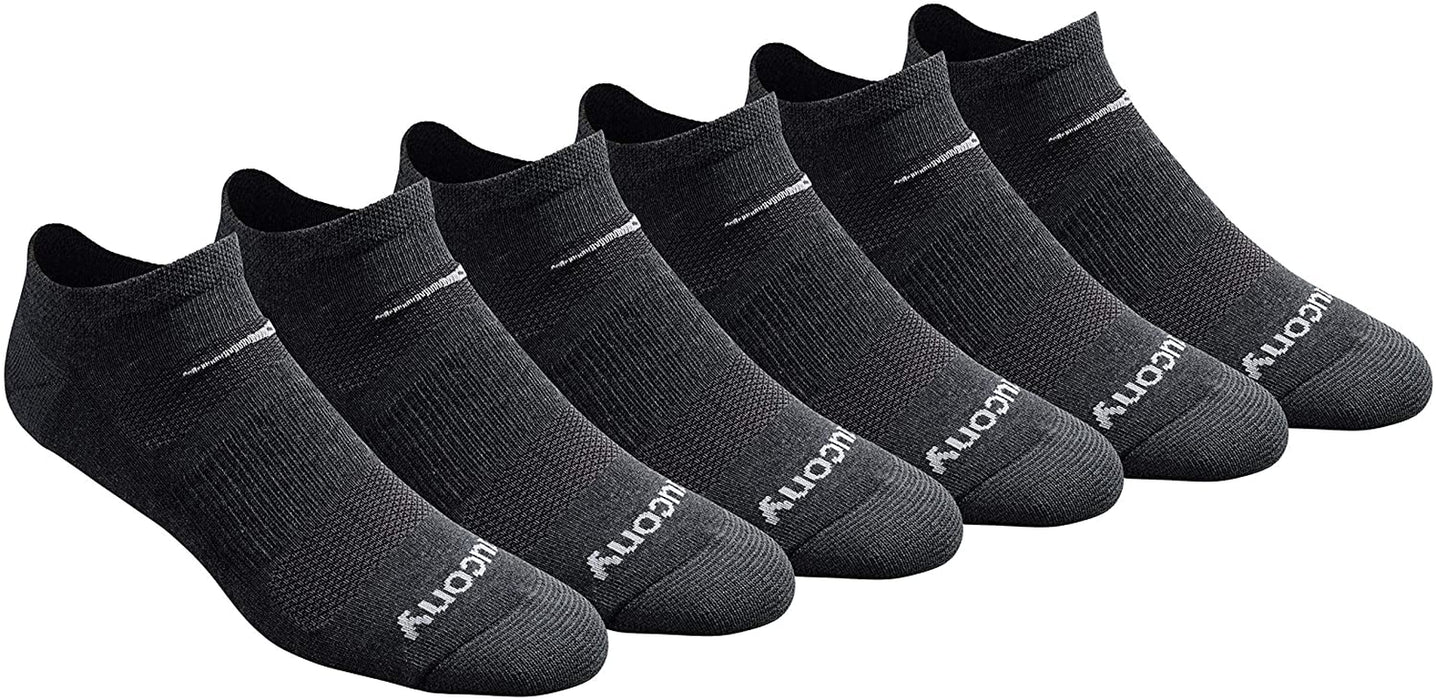 Men'S Multi-Pack Mesh Ventilating Comfort Fit Performance No-Show Socks