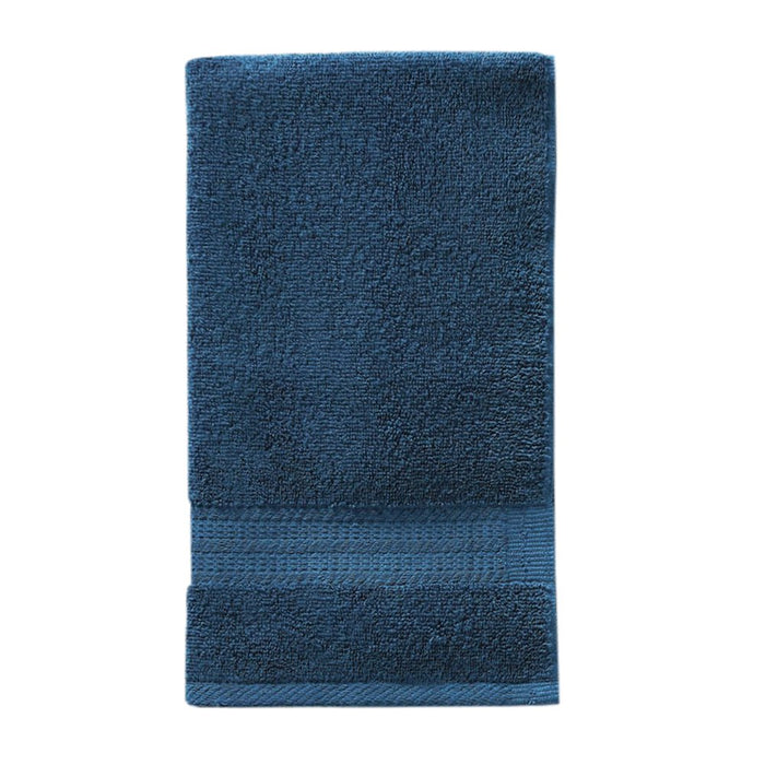 Better Homes & Gardens 6-Piece Bath Set, Blue Solid/Stripe