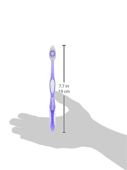 Colgate Extra Clean Toothbrush, Soft Toothbrush for Adults, 6 Count (Pack of 1)