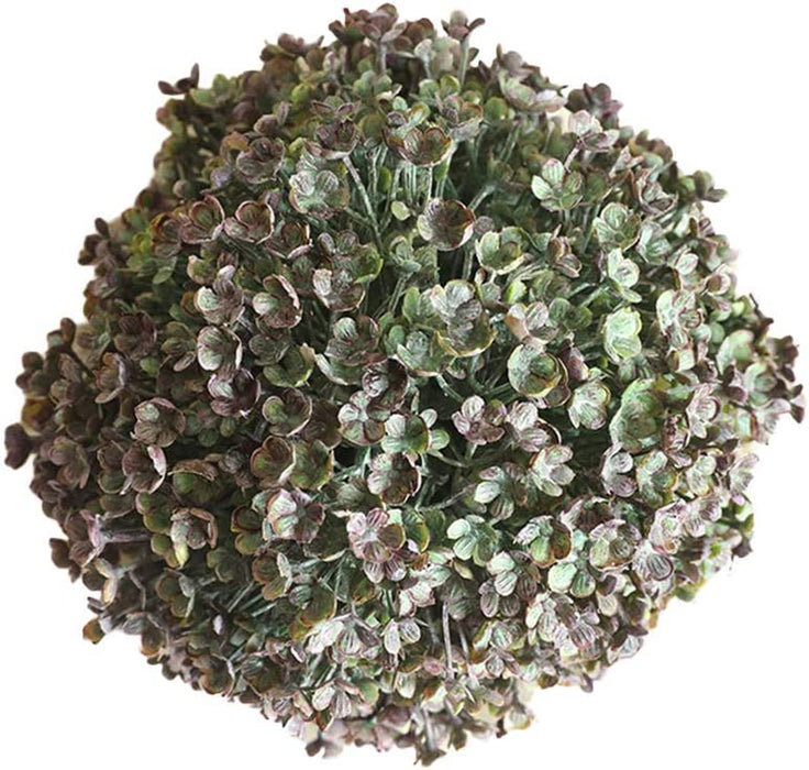 4.72 Inch Artificial Greenery Topiary Balls Wedding Party Decor Home Garden Decor Dark Purple