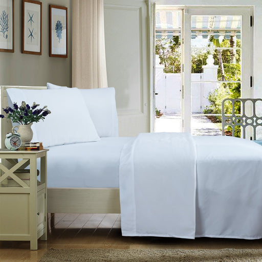Mainstays Ultra Soft High Quality Microfiber Bed Sheet Set, Twin/Twin XL Arctic White, 3 Piece