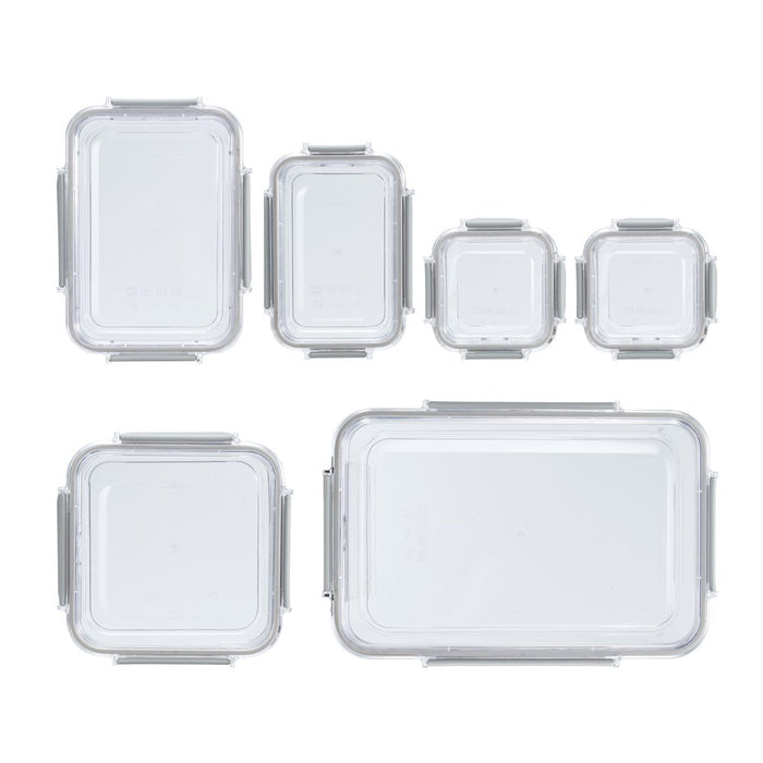 Mainstays 12 Piece Tritan Stain-Proof Food Storage Container Set