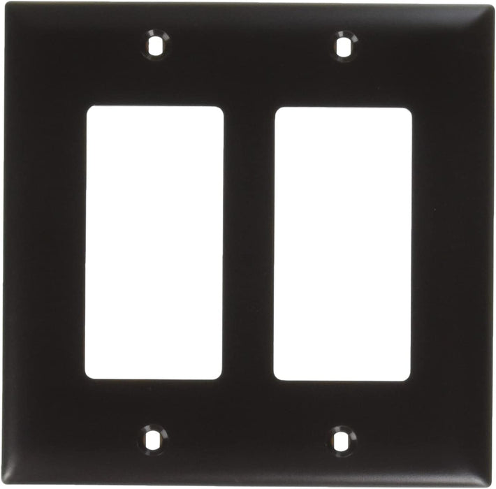 Legrand - Pass & Seymour TP263BK Pass & Seymour Tp263-Bk 3G Decor, 3-Gang, Black
