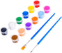 Acrylic Paint Set for Kids,Washable Watercolor Paint Sets,Diy Graffiti Paint,Acrylic Pigment Set with Brushes,Adults Children Handcraft Painting Pigment Set (10 Set-5Ml-12 Colors -F)