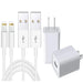 Iphone Charger 2Pack 5Ft Charging Cable and USB Wall Charger Power Adapter Plug Block Compatible Iphone 12 Pro Max 11 X/8/8 Plus/7/7 Plus/6/6S/6 Plus/5S/Se/Mini/Air/Pro Cases, Silver