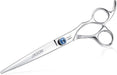 7.5" 56-Tooth Blending Dogs Grooming Scissors Cats Thinning Shears Pets Blender Thinner Trimming Texturizing Kit with Offset Handle Blue Jewelled Screw (7.5 Inch)