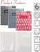36 Photo Mini Photo Album, 4 X 6 Inch, Pack of 6, Flexible Cover with Removable Decorative Inserts, Clear View Front Cover, by , 6 Pack