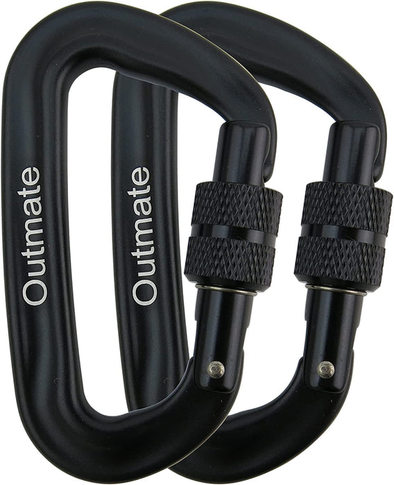 Hammock Carabiner Clip,12Kn 7075 Aluminium Alloy Carabiners,Heavy Duty Clips 2645Lbs/1200Kg,Perfect Gear for Hammocks Camping Hiking Keyring and Utility