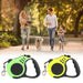 Retractable Dog Leash Pet Walking Leash with -Slip Handle for Small and Medium Pets