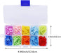 381 Pieces Stitch Ring Markers and Colorful Knitting Crochet Locking Counter Stitch Needle Clips + Weaving Tools Knitting Kits with 3 Storage Boxes