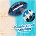 Wave Runner Grip It Waterproof Football- Size 9.25 In. with Sure-Grip Technology, Let'S Play Football in the Water! Deflated with Pump (Random Color)