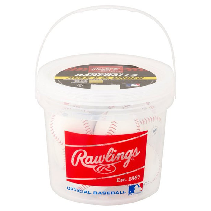 OLB3 Official League 8U Recreational Baseball Bucket, 8 Count