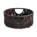 Mainstays round Dark Brown Maize Low-Rise Decorative Storage Basket