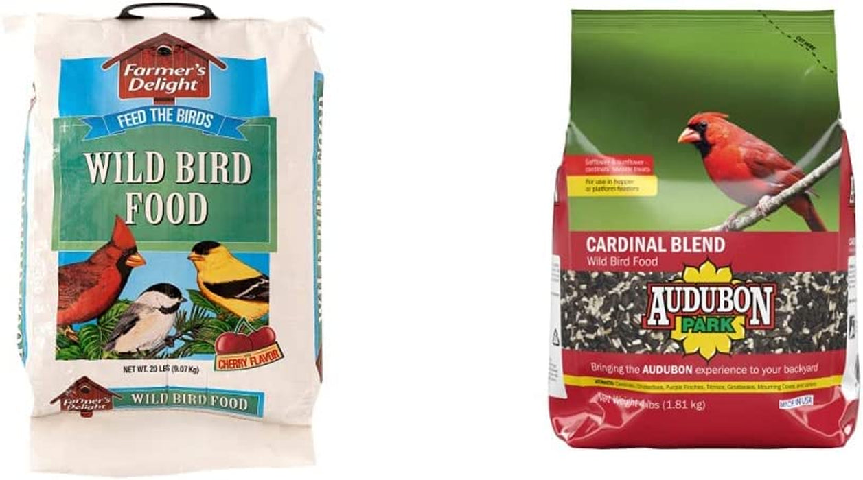 53003 Farmer'S Delight Wild Bird Food with Cherry Flavor, 20-Pound Bag