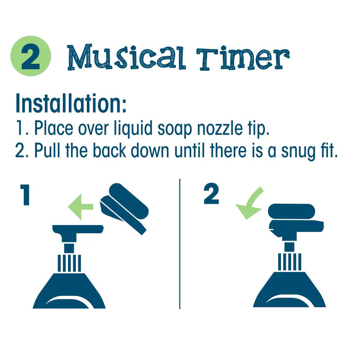 Your Zone Soap Pump Musical Timer & Faucet Extender