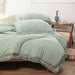 3Pcs Fringe Sage Green Tassel Comforter Set Queen Boho Bohemian Cute Soft Tufted Microfiber Bedding Sets Modern Style for Men and Women (1Comforter + 2 Pillowcases)