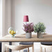 Artificial Plant, 3 Pcs Mini Plants Artificial Potted Set Fake Green Seven-Layer Grass Plant Faux Plastic Herbs Topiary Shrubs for Home Office Desk , Kitchen Counter Decoration