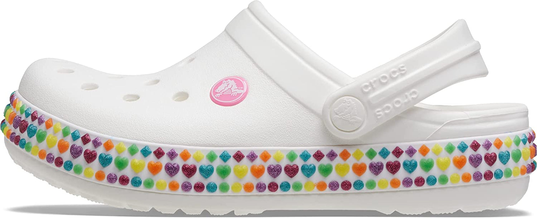 Kid'S Crocband Rainbow Band Clogs