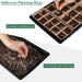 4 Pack Seed Starter Tray Kit, 15 Peat Pots for Seedlings Plastic Germination Growing Trays with Plants Labels, Planting Tools, Plant Cultivation for Seed Starting and Garden Propagation, Black