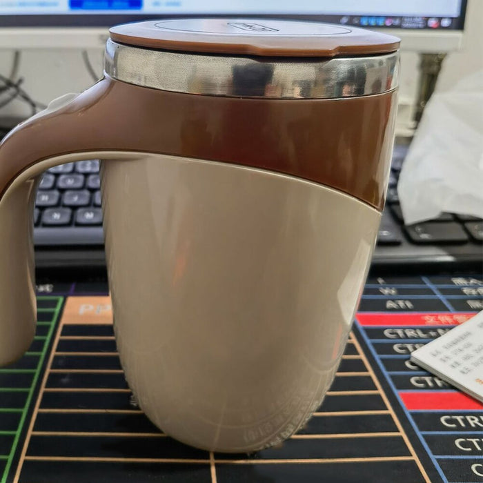 Mug Coffee Stirring Cup Magnetic Automatic Mixing Self Autosteel Stainless Tea Electric Travel Mixer Rotating Cupschocolate