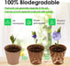 3” Peat Pots Seedling Pots Plant Starters Bulk 100 Pack Seed Starter Pots Biodegradable Kits with 100 Pcs Plant Labels, 3 Pcs Mini Seedling Tools for Garden Germination Nursery Pot