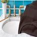 Premium Cotton 4 Pack Bath Towel Set - 100% Pure Cotton - 4 Bath Towels 27X54 - Ideal for Everyday Use - Ultra Soft & Highly Absorbent - Chocolate Brown