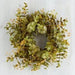 Set of 2 Artificial Grapevine and Eucalyptus Candle Ring or Wreath for Home Decor, and Displaying