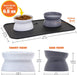 Kitty City Raised Cat Food Bowl Collection_Stress Free Pet Feeder and Waterer