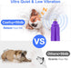 Dog Nail Grinder with LED Light - Upgraded 2-Speed Electric Pet Nail Trimmer Powerful Painless Paws Grooming & Smoothing for Small Medium Large Dogs & Cats (Purple)
