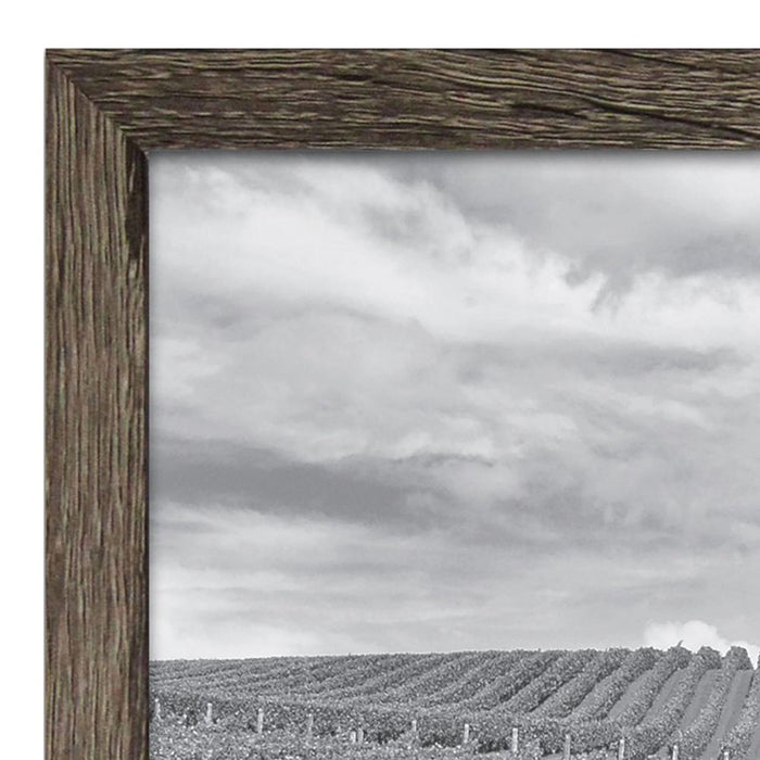 8X10 Inch Dark Rustic Gray 0.5" Gallery Wall Picture Frame, Set of 6