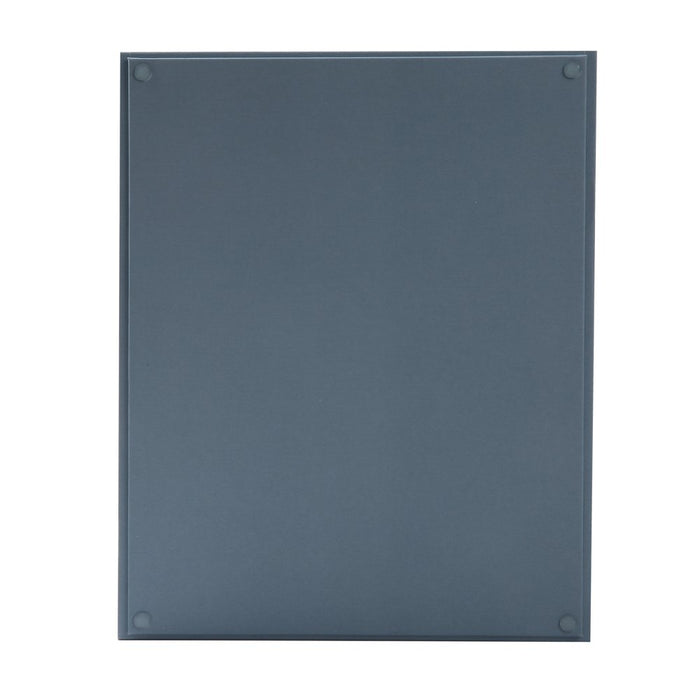 2 Piece Set Paperboard Paper Tray Desk Organizer Blue Linen
