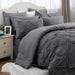Bedsure Full Size Comforter Sets - Bedding Sets Full 7 Pieces, Bed in a Bag Dark Grey Bed Sets with Comforters, Sheets, Pillowcases & Shams,Adult & Kids Bedding