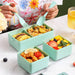 Portable Hermetic Lunch Box School Children Student Grids Bento Box with Fork Spoon Leakproof Microwavable Prevent Odor