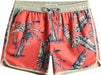 Mens Boys Short 80S 90S Vintage Swim Trunks with Mesh Lining Quick Dry Swim Suits Board Shorts