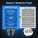EMS Foot Massager Mat -Foot Massager Pad for Pain Plantar Relief, Muscle Relaxation, Foldable Legs & Feet Massager Pad with 8 Modes, 19 Levels