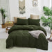 Army Comforter Set Full Green Bedding Comforter Sets Full Cotton Dark Green Comforter Solid Hunter Green Bedding Full Olive Green Bedding Soft Bedding Blankets Bed Bedding Comforter