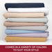 Queen Fitted Sheet - Deep Pocket Cooling Sheets up to 16 Inch - Hotel Luxury Bedding - Softest Sheets - Wrinkle, Fade, Stain Resistant - 1 Single Queen Fitted Sheet Only (Queen, Violet)
