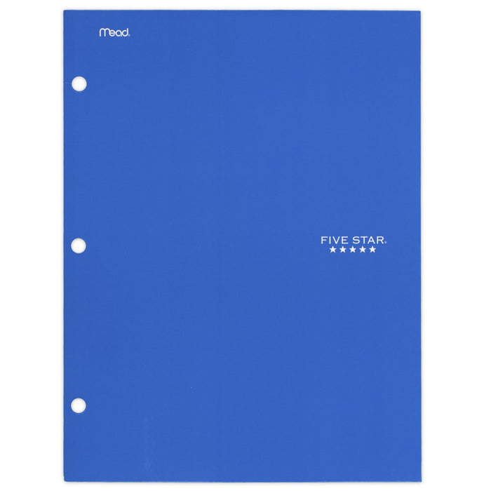 Five Star 4-Pocket Paper Folder, Assorted Colors, 6 Pack (38058)