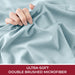 Queen Sheet Set - Hotel Luxury Bedding Sheets & Pillowcases - Extra Soft Cooling Bed Sheets - Deep Pocket up to 16 Inch - Wrinkle, Fade, Stain Resistant - 4 Piece (Queen, Baby Blue)