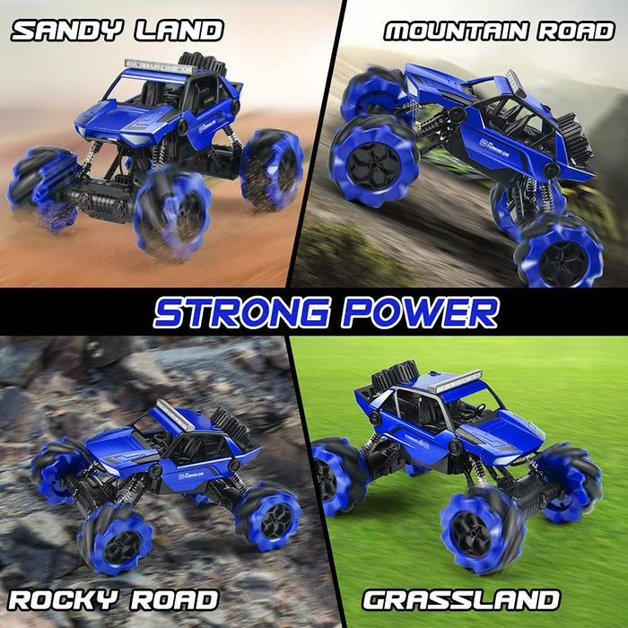 1:14 Remote Control Big Monster Car, 4Wd off Road Rock Electric Toy off All Terrain Radio Remote Control Vehicle Truck Crawler for Boys and Girls