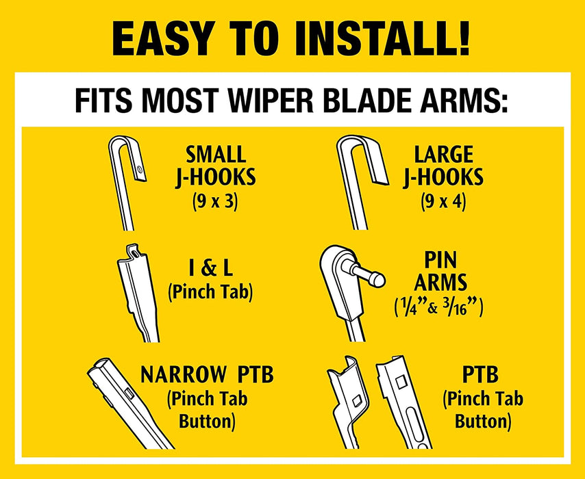 5079281-2 Latitude 2-In-1 Water Repellent Wiper Blades, 26 Inch Windshield Wipers (Pack of 1), Automotive Replacement Windshield Wiper Blades with Patented  Water Repellency Formula