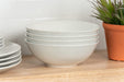 Simply Coupe 16 Piece Dinnerware Set, White - SM-1600-CP-SW